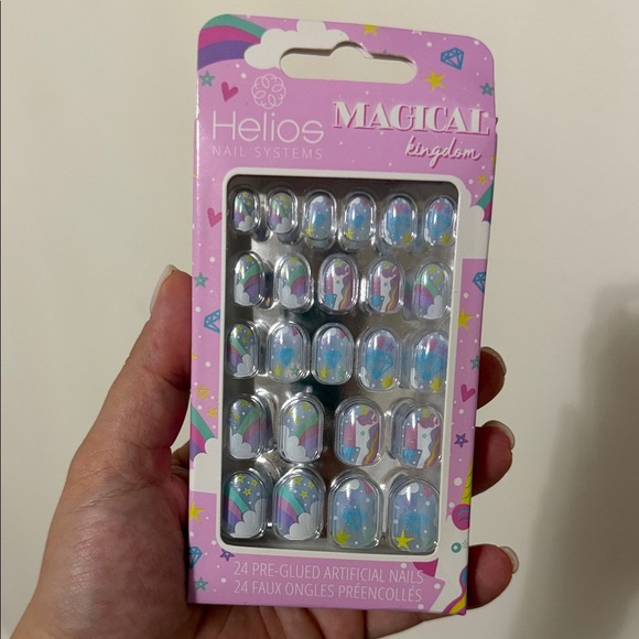Helios Magical Kingdom Pre-Glued Artificial Nails - Pastel Rainbow 3 pack $10 - Picture 2 of 3